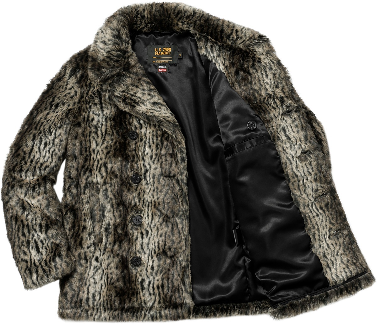 Supreme®/Schott® Fur Peacoat view 13